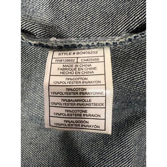 NWT Women’s Steve Madden Denim Maxi Dress Denim Jacket XL - Picture 8 of 8